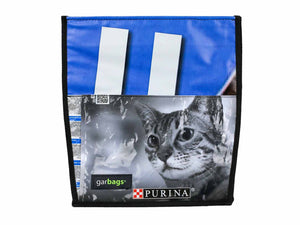 extraflap M cat food publicity banner grey - Garbags