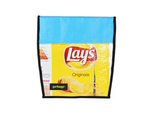 extraflap M chips packages & publicity banner yellow & blue - Garbags