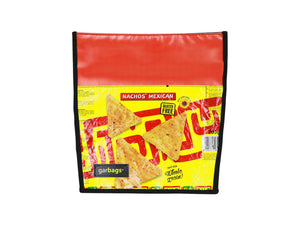 extraflap M chips packages & publicity banner yellow & red - Garbags