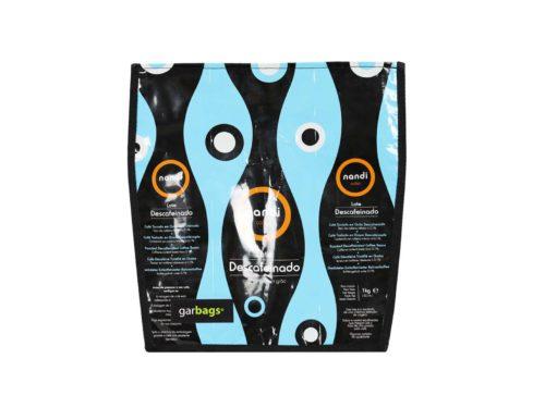 extraflap M coffee package blue & black - Garbags