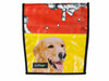 extraflap M dog food publicity banner yellow - Garbags
