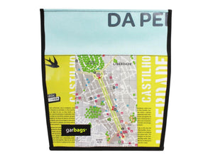 extraflap M *lisbon exclusive* publicity banner map green - Garbags