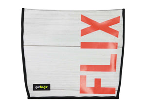 extraflap XL publicity banner white & red letters - Garbags