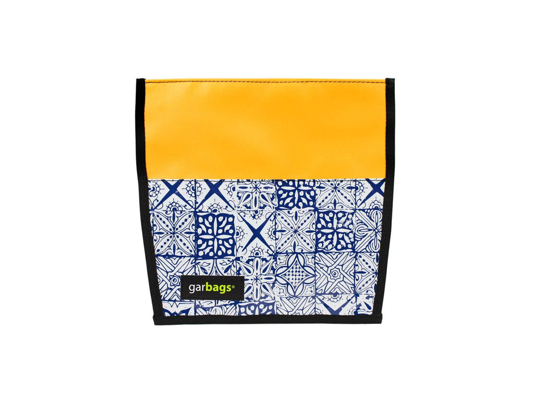 extraflap XS coffee package portuguese tiles blue & orange - Garbags