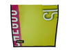 extraflap XL publicity banner yellow & hot pink