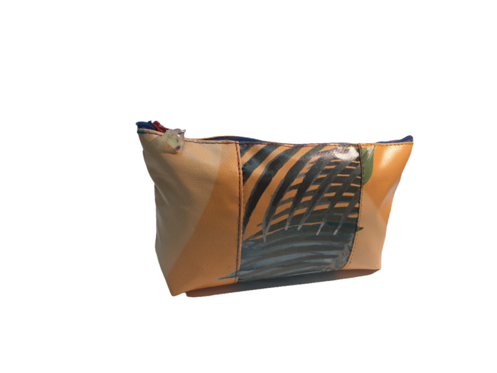 necessaire publicity banner tropical yellow