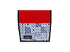 extraflap XS coffee package portuguese tiles red