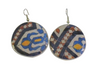 hook earrings multicolor tiles