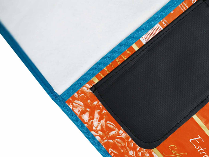 ipad case coffee package light orange - Garbags