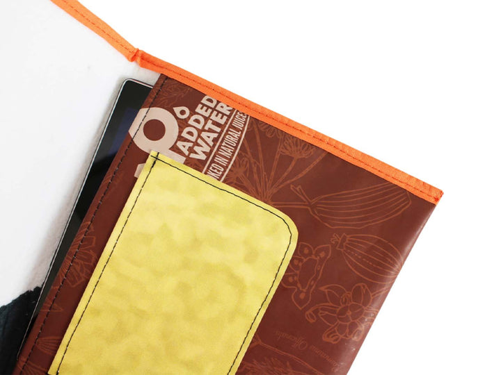 ipad case dog food package shiny orange - Garbags