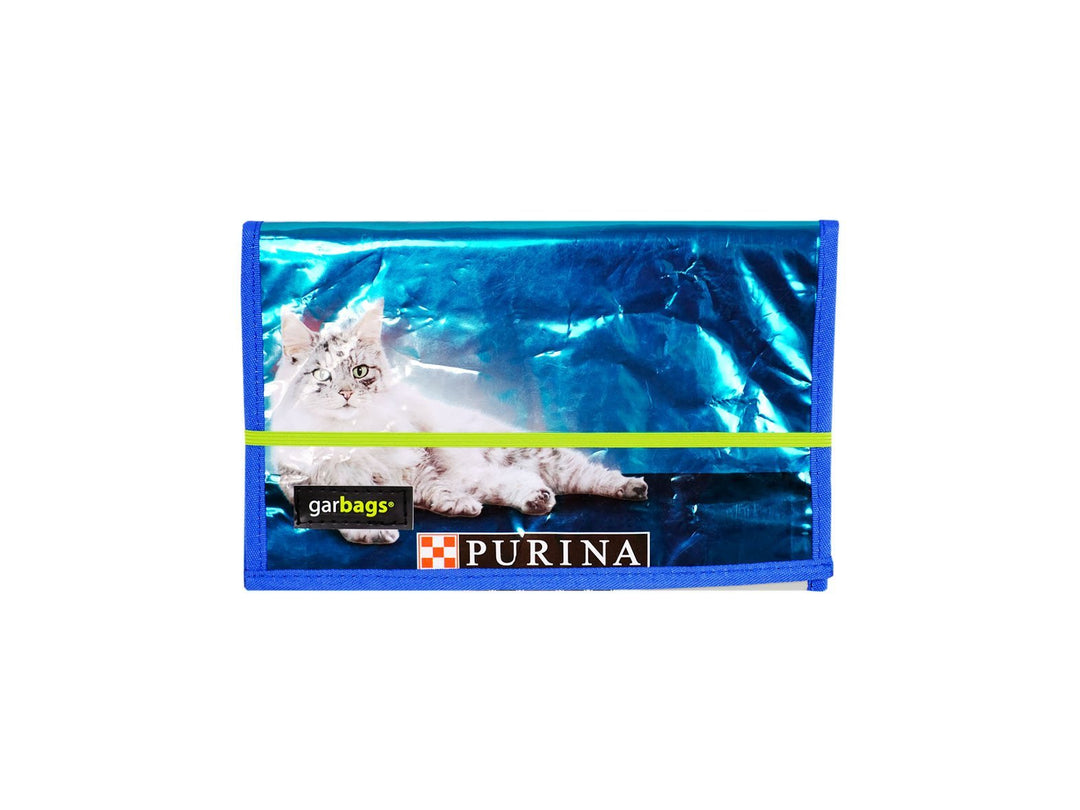 ipad case mini cat food package blue shiny - Garbags