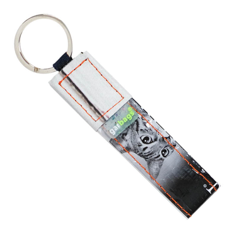 key holder cat food package black