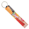 key holder chips package orange red