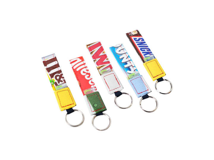 key holder chocolate package purple