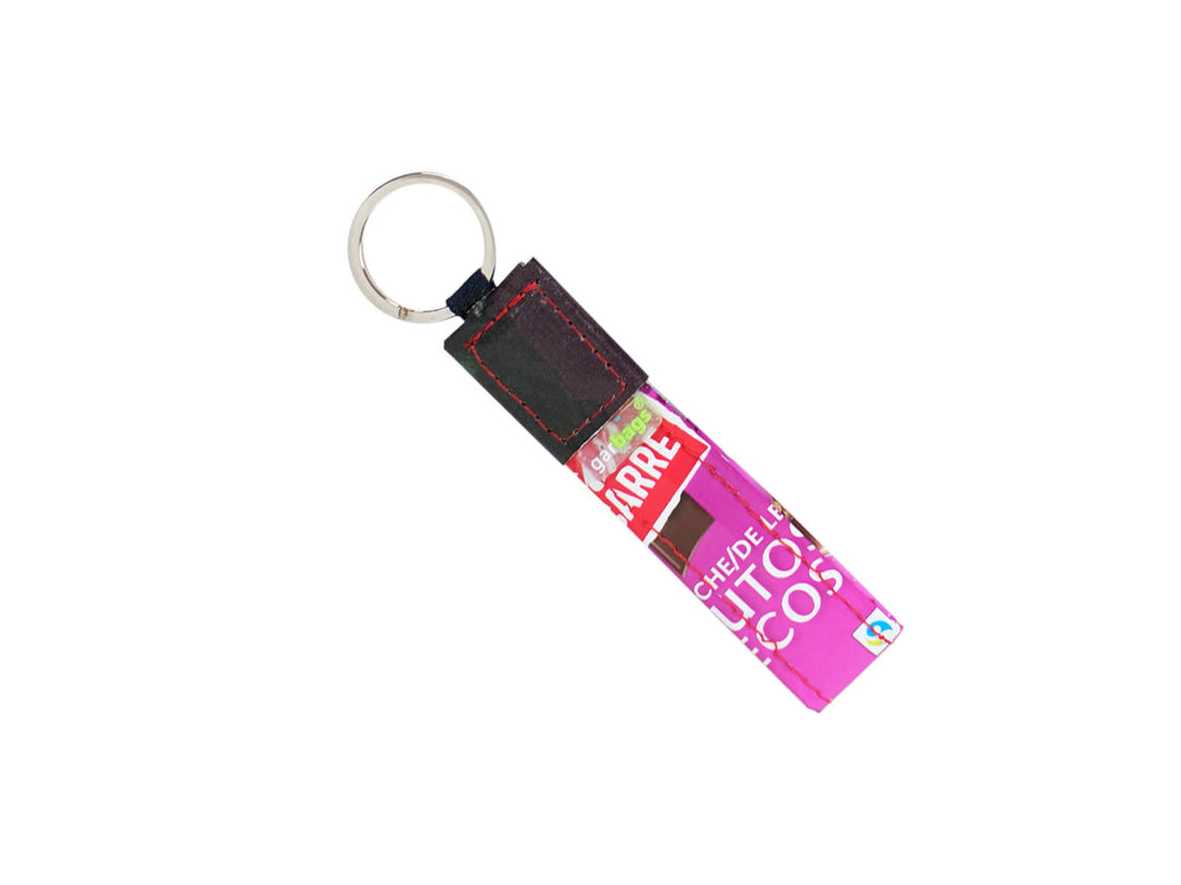 key holder chocolate package purple