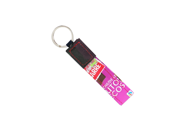 key holder chocolate package purple