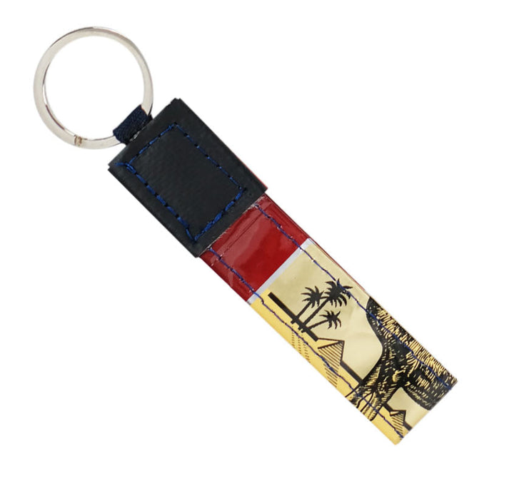 key holder coffee package brown gold