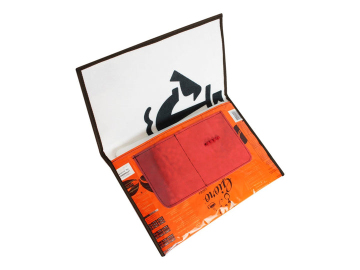 laptop 13″ case coffee package orange - Garbags