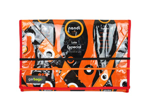 laptop 13″ case coffee package orange & black - Garbags