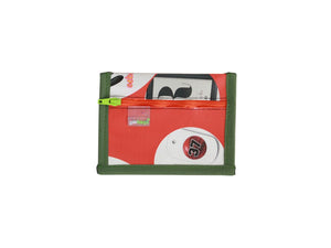 lifetime card holder publicity banner red & white - Garbags