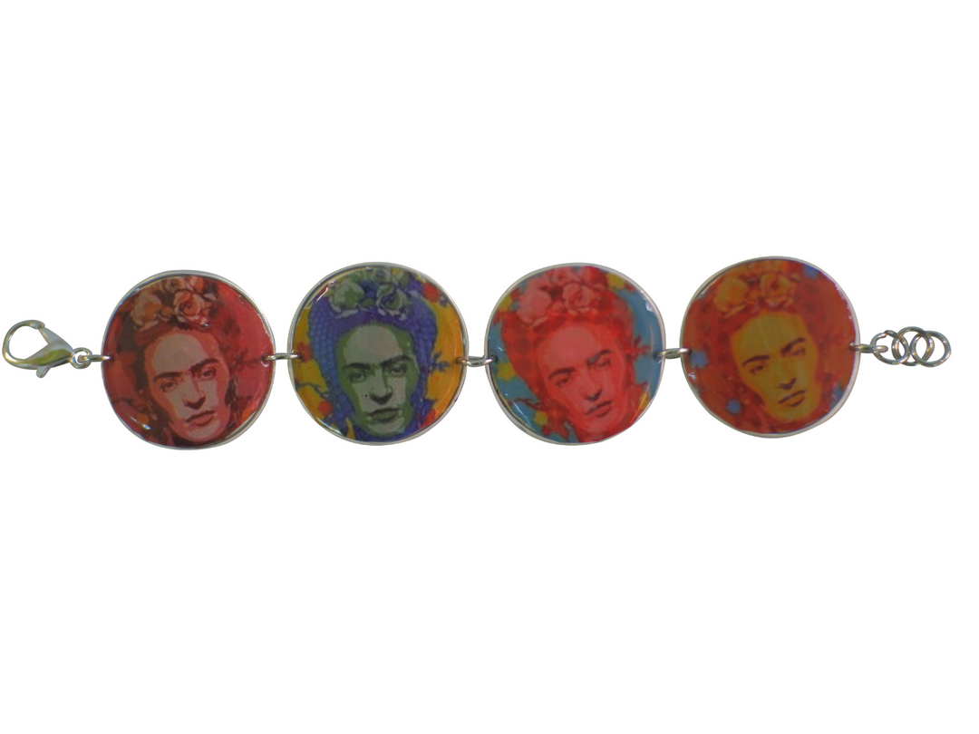 linked bracelet rainbow Frida Kahlo coffee capsules