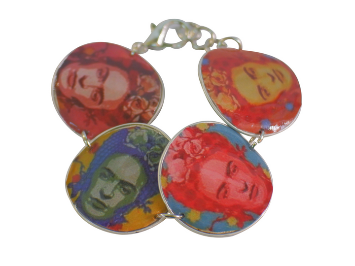 linked bracelet rainbow Frida Kahlo coffee capsules