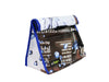lunch bag blue & brown publicity banner - Garbags