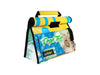 lunch bag blue & yellow cat food banner - Garbags