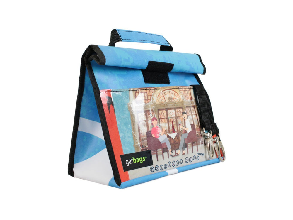 lunch bag *porto exclusive* majestic café blue - Garbags