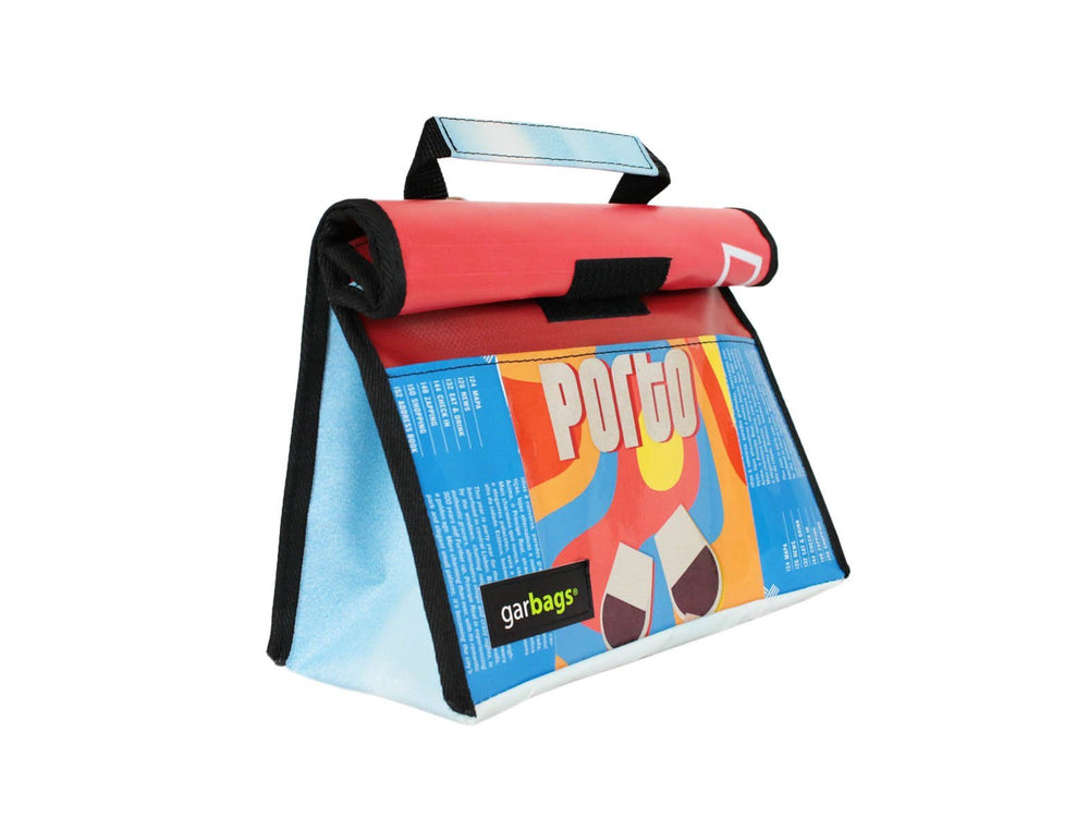 lunch bag *porto exclusive* wine blue & red - Garbags