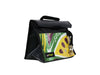 lunch bag publicity banner yellow purple & black - Garbags