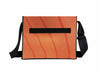 messenger bag base XL publicity banner orange & stripes