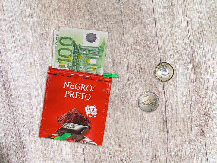microcase chocolate package blue