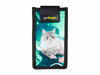smartphone case cat food package blue