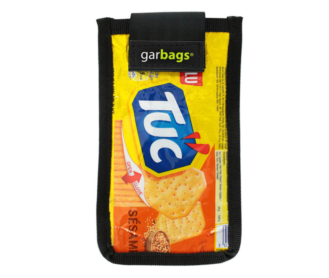 smartphone case crackers package yellow