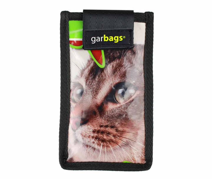 smartphone case cat food package green & black