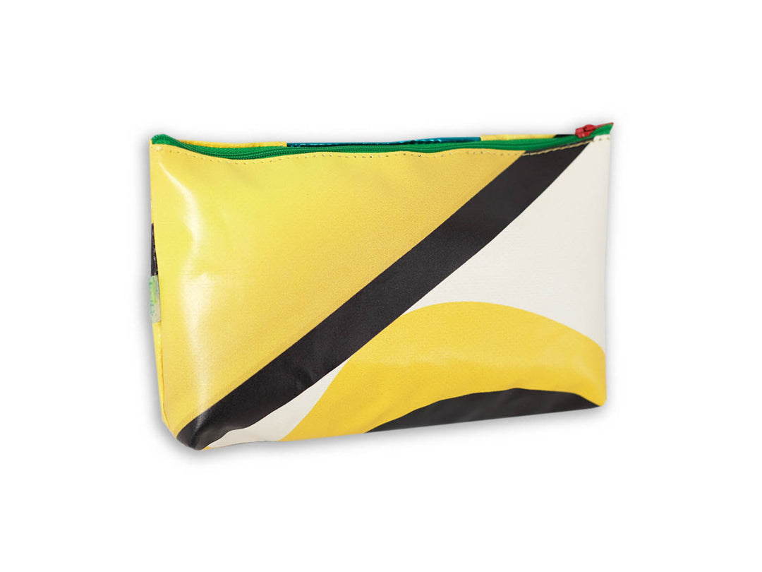 necessaire cat food package yellow & blue