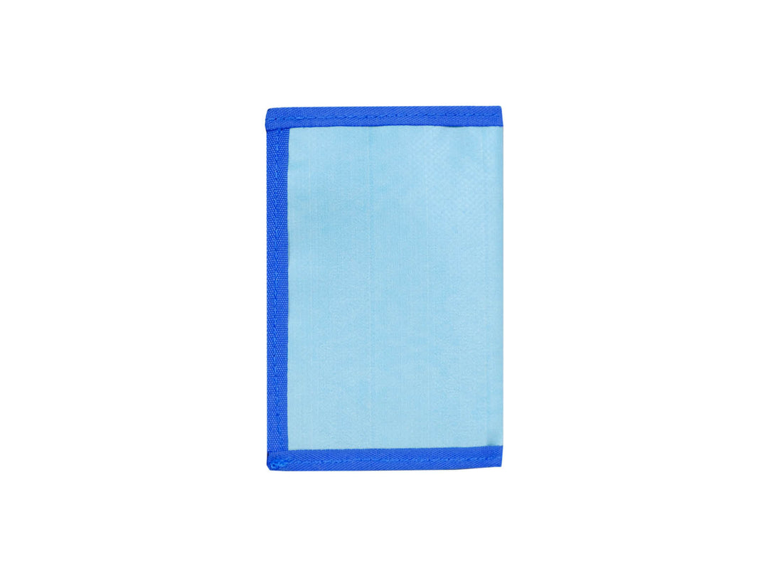 passport holder publicity banner blue