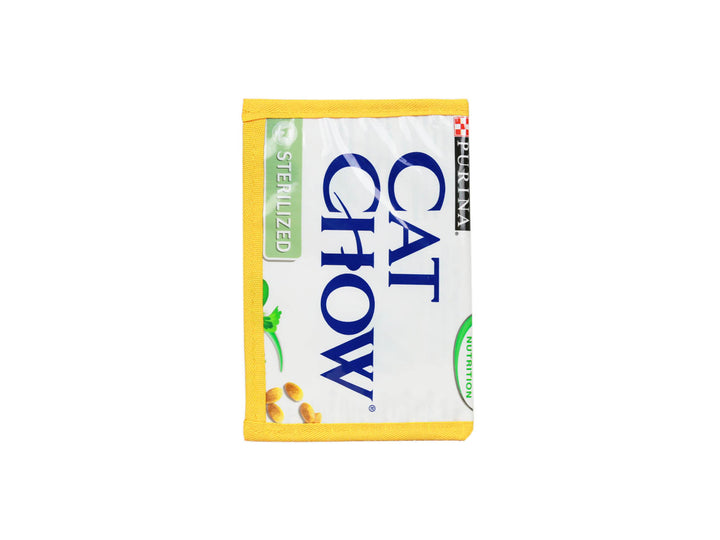 passport holder cat food package white