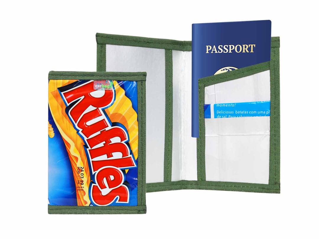 passport holder chips package blue & red