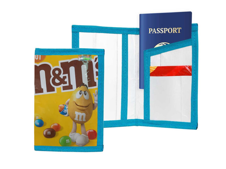 passport holder chocolate package yellow