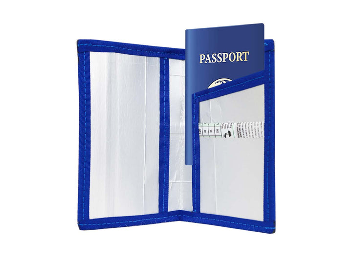 passport holder dog food package white