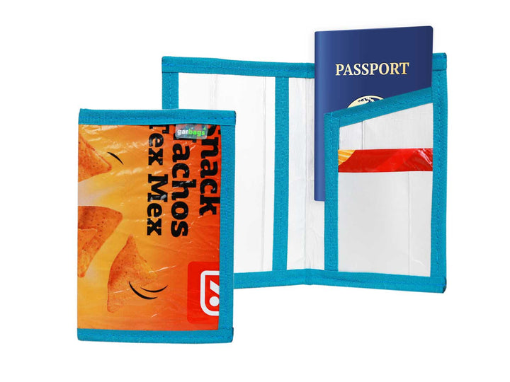 passport holder chips package orange