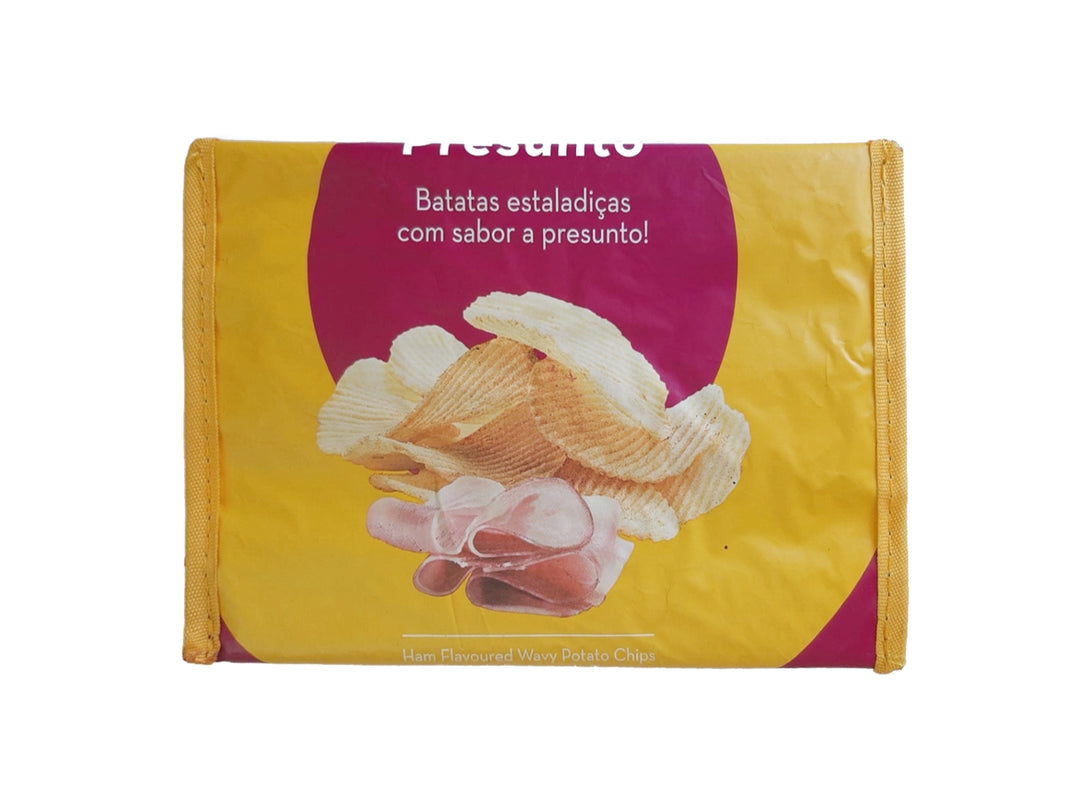 pencil case chips package pink yellow