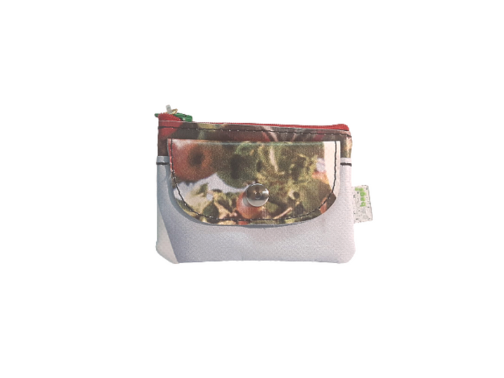 pop purse publicity banner blue fruit tree