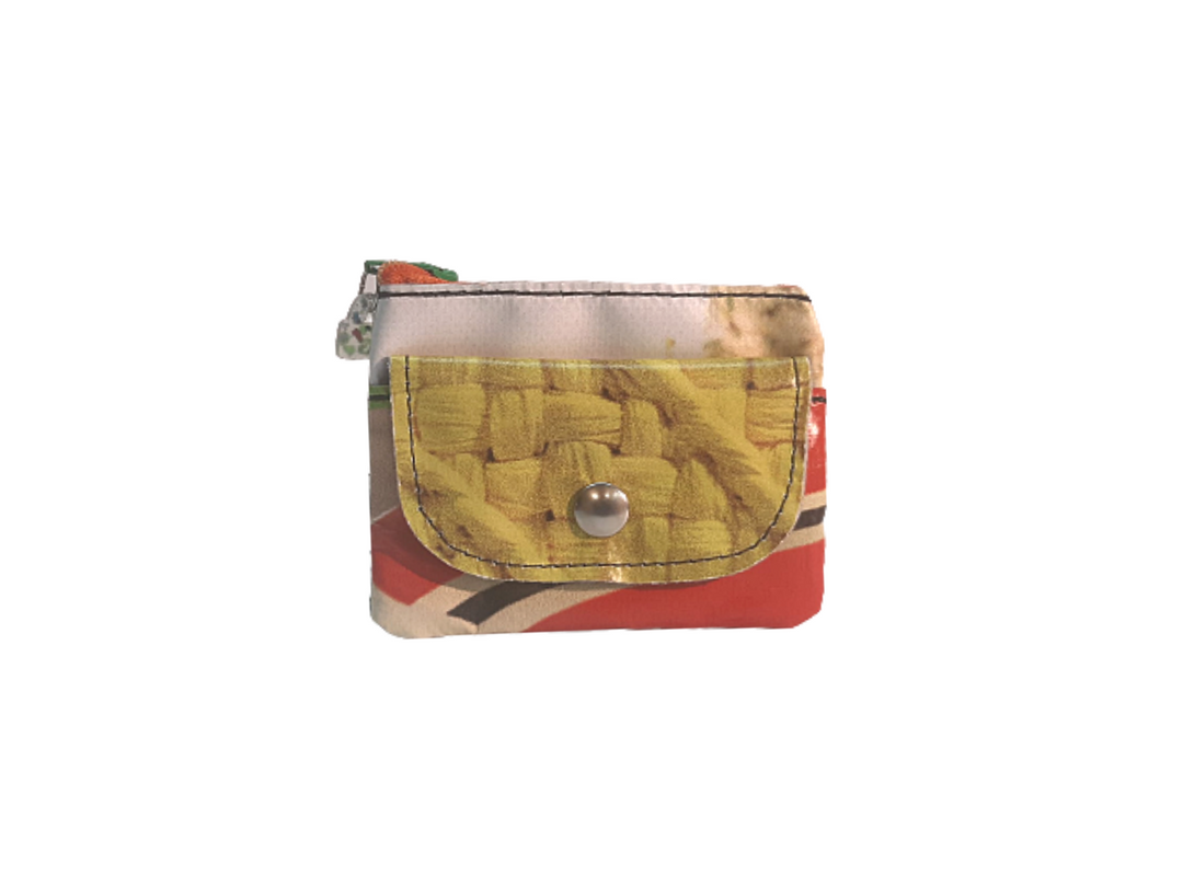 pop purse publicity banner red & yellow