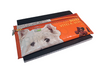 pencil case elastic dog food package white terrier orange