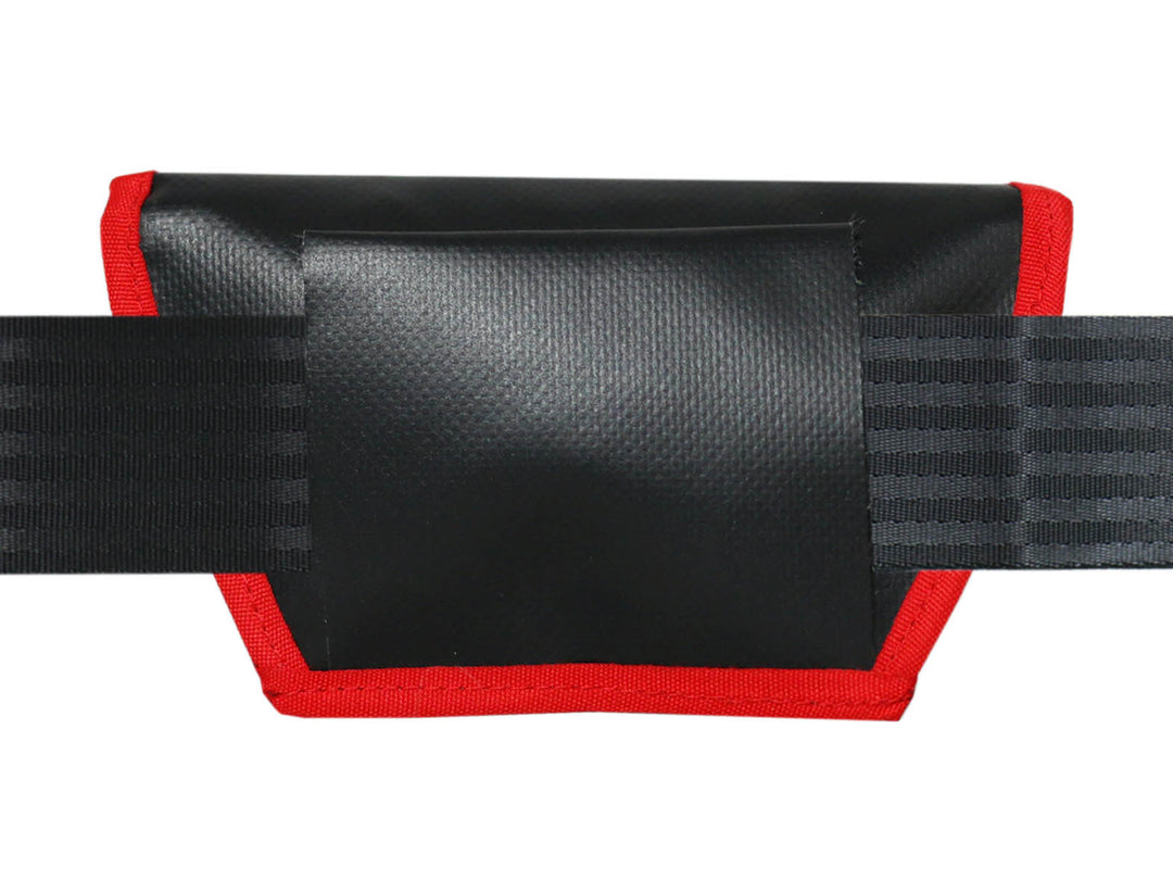 sunglasses case publicity banner black & red