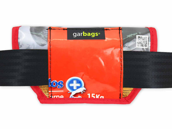 sunglasses case cat food package red & orange