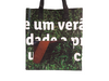shopping bag publicity banner green grass